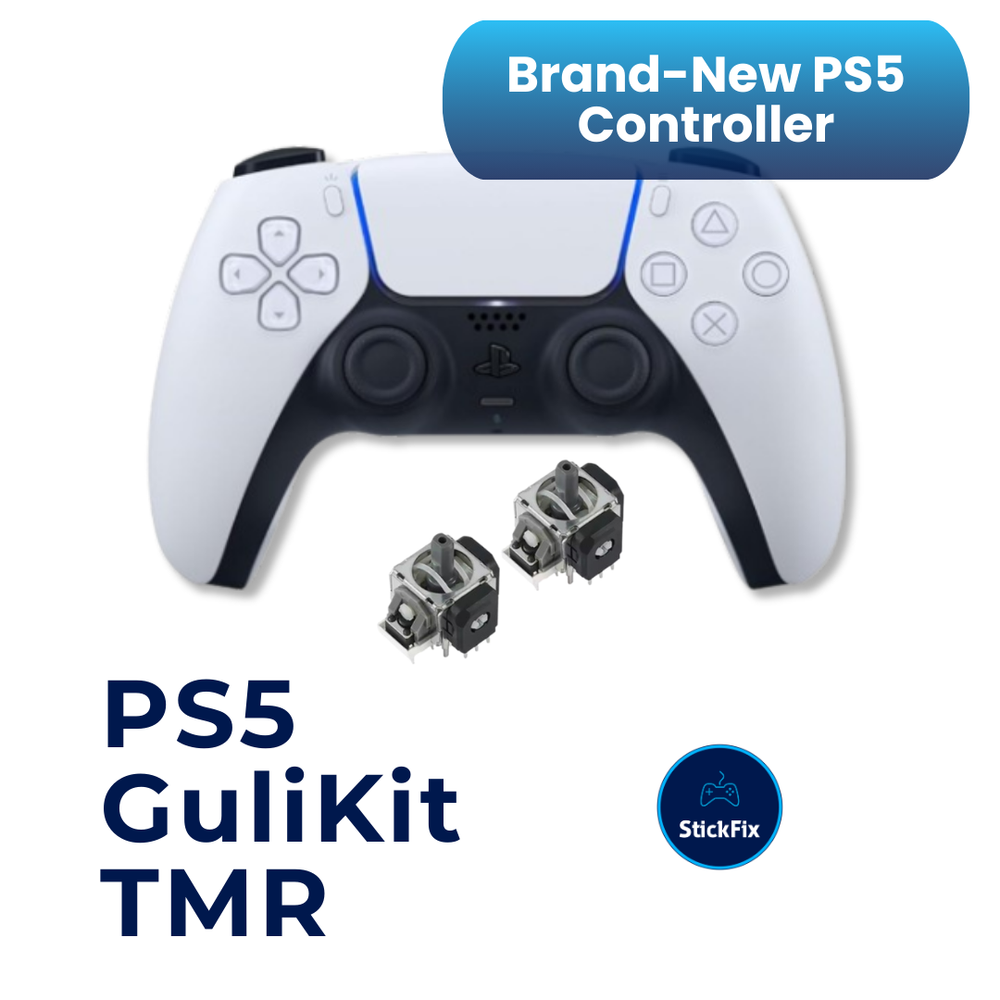 美品】【TMRスティック】PS5 DualSenseコントローラー 純正41 398